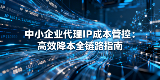 中小企业代理IP如何降本？全链路策略助力最高50%成本压缩