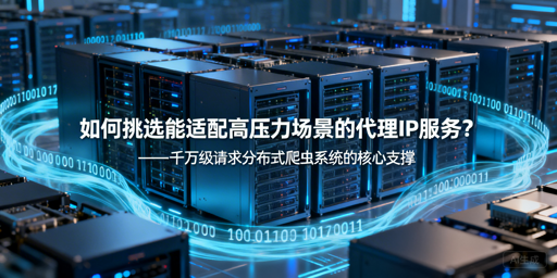 千万级爬虫请求，如何选适配的代理IP？