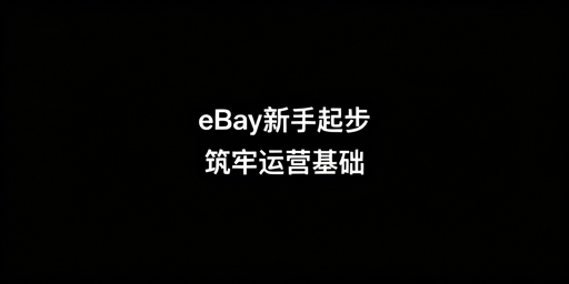 eBay新手卖家起步全指南：从0到1站稳脚跟