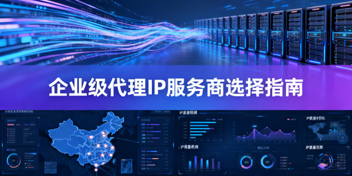 选企业级代理IP服务商？看这三点就够了