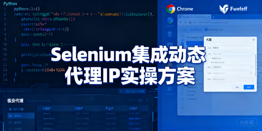 Selenium怎么集成动态代理IP？附多场景实操代码