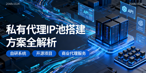 私有代理IP池搭建：3种方案该怎么选？
