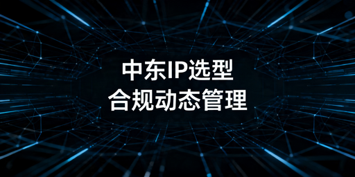 中东跨境IP选择标准及资源不足解决方案