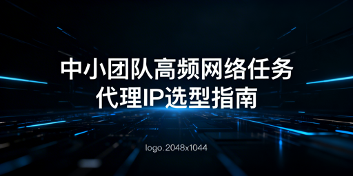 中小团队高频任务，怎么选高性价比代理IP？