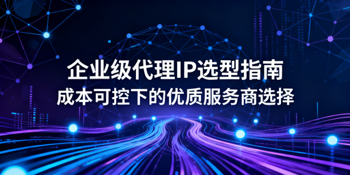 企业如何挑选高性价比的代理IP？