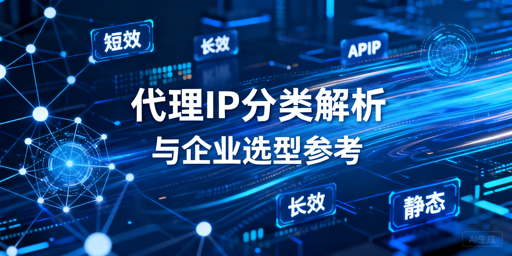 代理IP怎么选？一文理清类型与适用场景