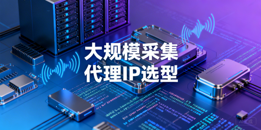大规模数据采集代理IP选型需关注适配性、可用率与服务支持