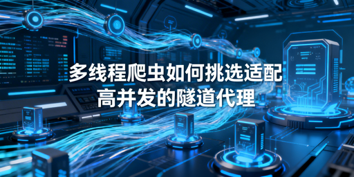 多线程爬虫：如何选适配高并发的隧道代理？