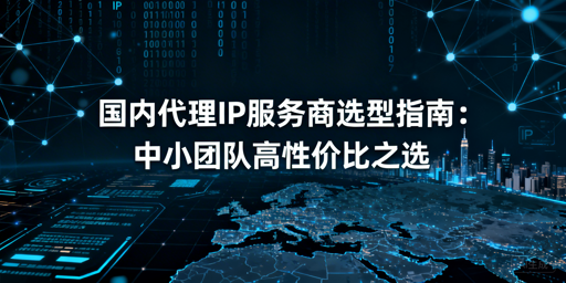 中小团队如何选高性价比国内代理IP？