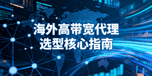 企业级高带宽海外代理IP选型指南：核心标准与场景适配要点