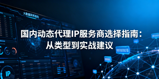 国内动态代理IP服务商怎么选？看这篇就够了