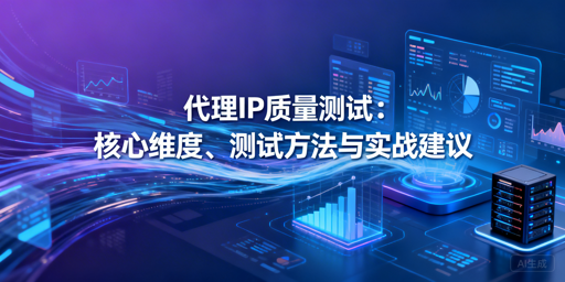 如何测试代理IP质量？6维度3方法全解析