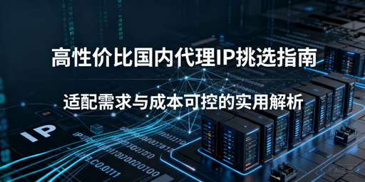 如何挑选适配需求的高性价比国内代理IP？