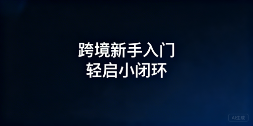 跨境电商新手入门全攻略：低风险快速跑通闭环