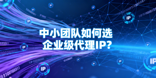 预算有限？中小团队该怎么选企业级代理IP？