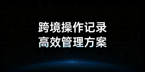 跨境卖家操作记录查询全攻略及效率提升方案