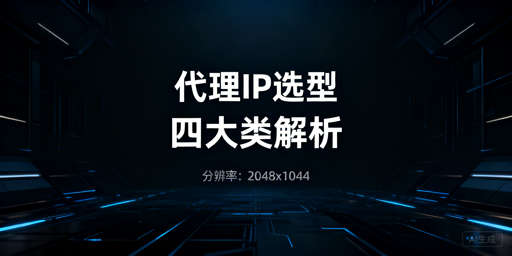 数据采集场景：代理IP选型与类型解析