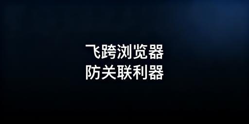 飞跨浏览器：跨境电商多账号防关联优选工具