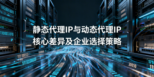 静态与动态代理IP：差异在哪？企业怎么选？