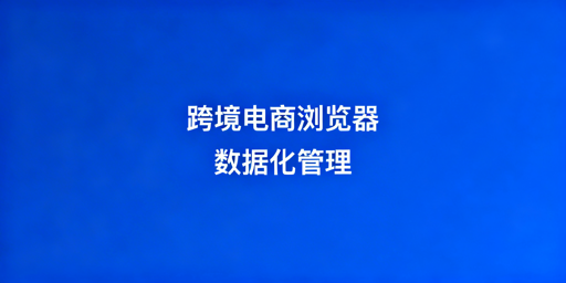 企业级跨境电商浏览器数据化管理全解析