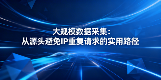 大规模数据采集如何避免IP重复请求？