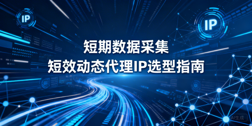 短期采集任务，国内代理IP怎么选？