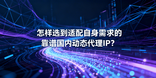 如何选到适配需求的靠谱国内动态代理IP？