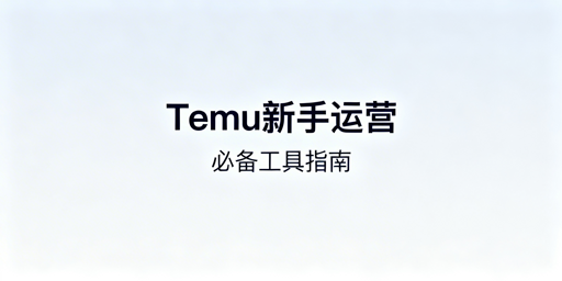 Temu新手运营全流程必备工具指南
