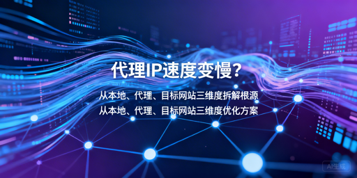 代理IP速度上不去？3步排查优化攻略