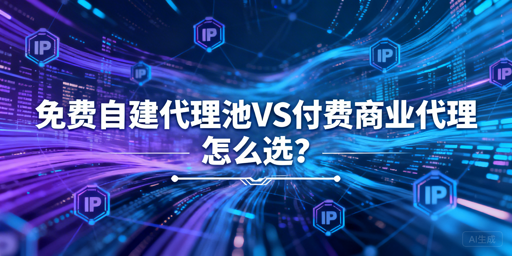 免费自建vs付费代理IP，该怎么选更靠谱？